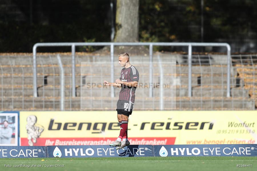 Sachs-Stadion, Schweinfurt, 15.10.2023, BFV, Fussball, sport, action, Saison 2023/2024, 15. Spieltag, Regionalliga Bayern, FCN, FCS, 1. FC Nürnberg II, 1. FC Schweinfurt 1905 - Bild-ID: 2384411 Sachs-Stadion, Schweinfurt, 15.10.2023, BFV, Fussball, sport, action, Saison 2023/2024, 15. Spieltag, Regionalliga Bayern, FCN, FCS, 1. FC Nürnberg II, 1. FC Schweinfurt 1905 - Bild-ID: 2384411