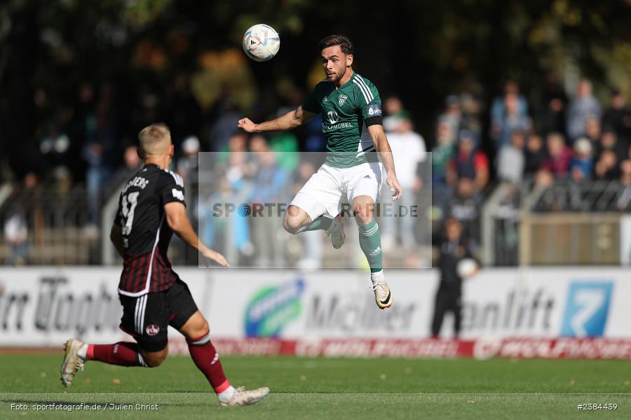 Severo Sturm, Sachs-Stadion, Schweinfurt, 15.10.2023, BFV, Fussball, sport, action, Saison 2023/2024, 15. Spieltag, Regionalliga Bayern, FCN, FCS, 1. FC Nürnberg II, 1. FC Schweinfurt 1905 - Bild-ID: 2384439