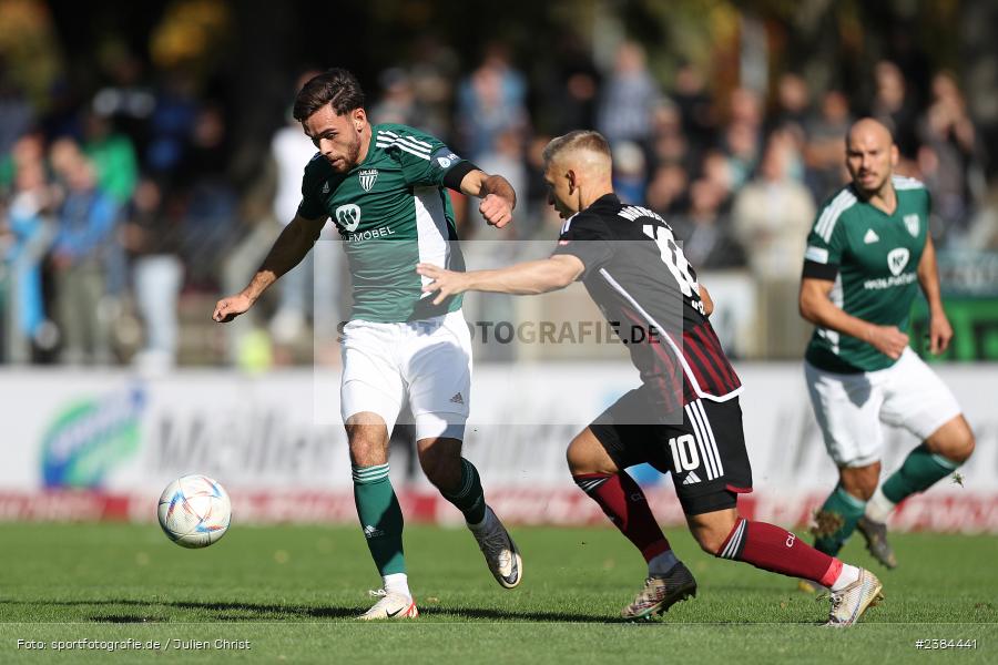 Severo Sturm, Sachs-Stadion, Schweinfurt, 15.10.2023, BFV, Fussball, sport, action, Saison 2023/2024, 15. Spieltag, Regionalliga Bayern, FCN, FCS, 1. FC Nürnberg II, 1. FC Schweinfurt 1905 - Bild-ID: 2384441 Severo Sturm, Sachs-Stadion, Schweinfurt, 15.10.2023, BFV, Fussball, sport, action, Saison 2023/2024, 15. Spieltag, Regionalliga Bayern, FCN, FCS, 1. FC Nürnberg II, 1. FC Schweinfurt 1905 - Bild-ID: 2384441