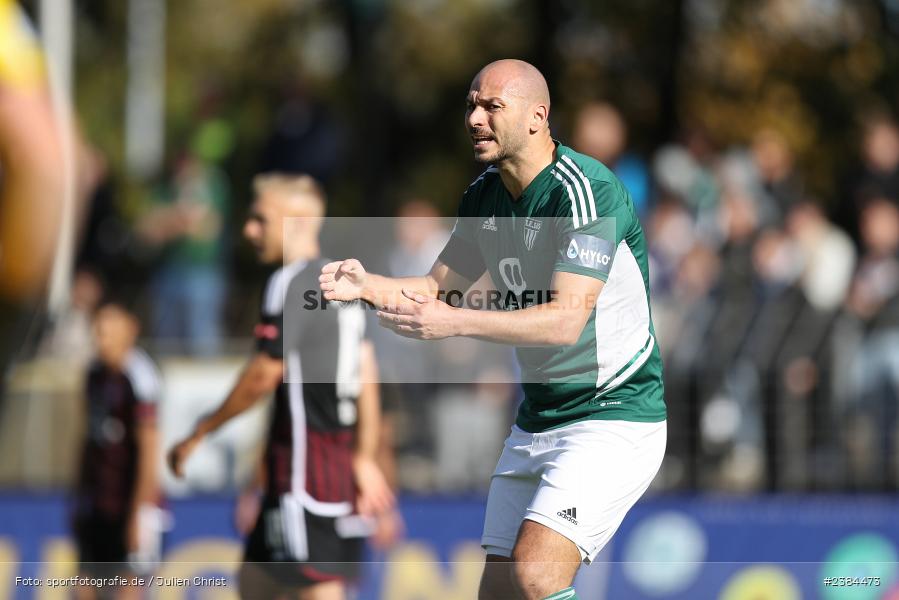Sachs-Stadion, Schweinfurt, 15.10.2023, BFV, Fussball, sport, action, Saison 2023/2024, 15. Spieltag, Regionalliga Bayern, FCN, FCS, 1. FC Nürnberg II, 1. FC Schweinfurt 1905 - Bild-ID: 2384473