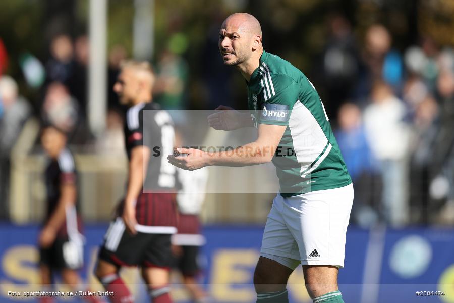 Sachs-Stadion, Schweinfurt, 15.10.2023, BFV, Fussball, sport, action, Saison 2023/2024, 15. Spieltag, Regionalliga Bayern, FCN, FCS, 1. FC Nürnberg II, 1. FC Schweinfurt 1905 - Bild-ID: 2384474