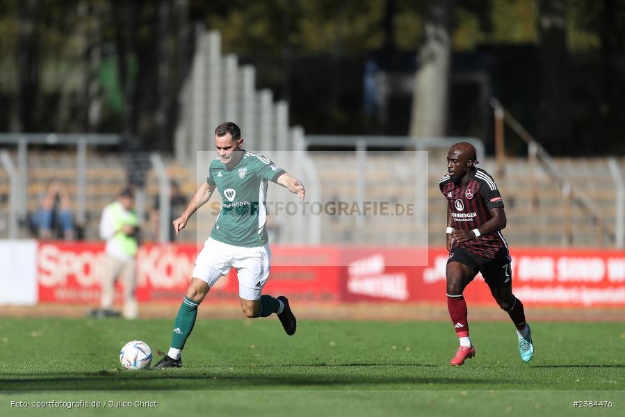 Sachs-Stadion, Schweinfurt, 15.10.2023, BFV, Fussball, sport, action, Saison 2023/2024, 15. Spieltag, Regionalliga Bayern, FCN, FCS, 1. FC Nürnberg II, 1. FC Schweinfurt 1905 - Bild-ID: 2384476 Sachs-Stadion, Schweinfurt, 15.10.2023, BFV, Fussball, sport, action, Saison 2023/2024, 15. Spieltag, Regionalliga Bayern, FCN, FCS, 1. FC Nürnberg II, 1. FC Schweinfurt 1905 - Bild-ID: 2384476