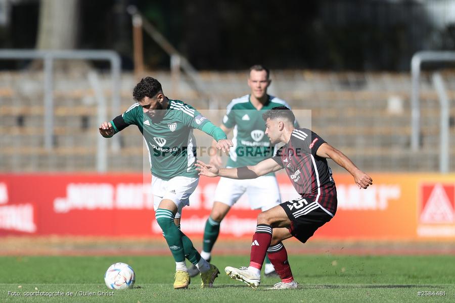 Sachs-Stadion, Schweinfurt, 15.10.2023, BFV, Fussball, sport, action, Saison 2023/2024, 15. Spieltag, Regionalliga Bayern, FCN, FCS, 1. FC Nürnberg II, 1. FC Schweinfurt 1905 - Bild-ID: 2384481 Sachs-Stadion, Schweinfurt, 15.10.2023, BFV, Fussball, sport, action, Saison 2023/2024, 15. Spieltag, Regionalliga Bayern, FCN, FCS, 1. FC Nürnberg II, 1. FC Schweinfurt 1905 - Bild-ID: 2384481