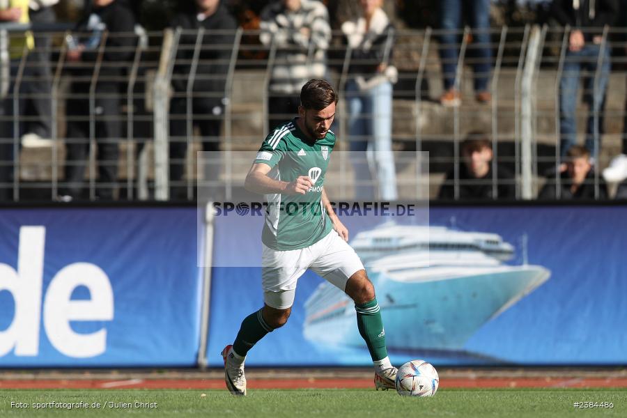 Sachs-Stadion, Schweinfurt, 15.10.2023, BFV, Fussball, sport, action, Saison 2023/2024, 15. Spieltag, Regionalliga Bayern, FCN, FCS, 1. FC Nürnberg II, 1. FC Schweinfurt 1905 - Bild-ID: 2384486