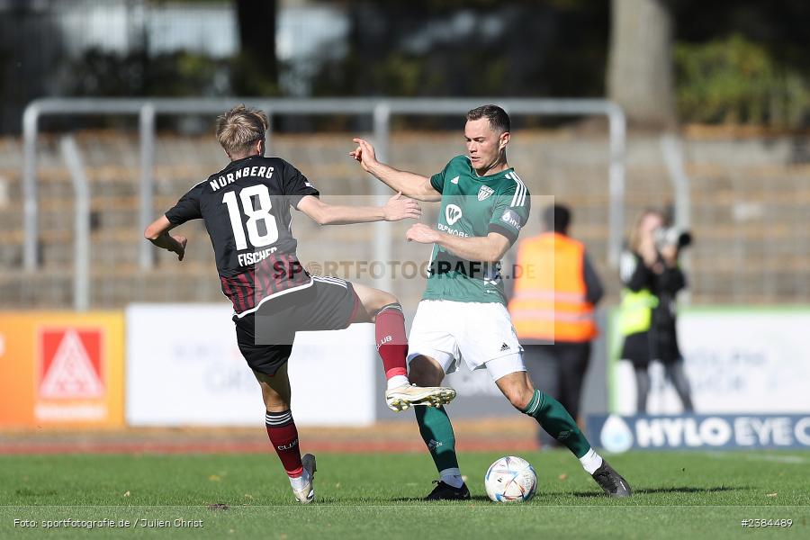 Sachs-Stadion, Schweinfurt, 15.10.2023, BFV, Fussball, sport, action, Saison 2023/2024, 15. Spieltag, Regionalliga Bayern, FCN, FCS, 1. FC Nürnberg II, 1. FC Schweinfurt 1905 - Bild-ID: 2384489