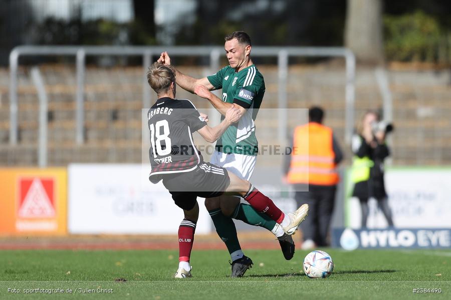 Sachs-Stadion, Schweinfurt, 15.10.2023, BFV, Fussball, sport, action, Saison 2023/2024, 15. Spieltag, Regionalliga Bayern, FCN, FCS, 1. FC Nürnberg II, 1. FC Schweinfurt 1905 - Bild-ID: 2384490 Sachs-Stadion, Schweinfurt, 15.10.2023, BFV, Fussball, sport, action, Saison 2023/2024, 15. Spieltag, Regionalliga Bayern, FCN, FCS, 1. FC Nürnberg II, 1. FC Schweinfurt 1905 - Bild-ID: 2384490