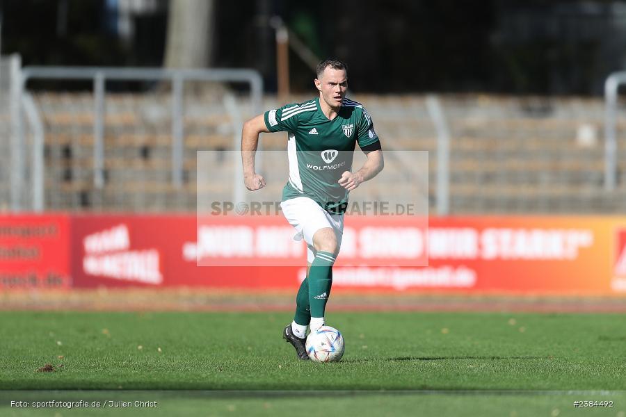 Sachs-Stadion, Schweinfurt, 15.10.2023, BFV, Fussball, sport, action, Saison 2023/2024, 15. Spieltag, Regionalliga Bayern, FCN, FCS, 1. FC Nürnberg II, 1. FC Schweinfurt 1905 - Bild-ID: 2384492