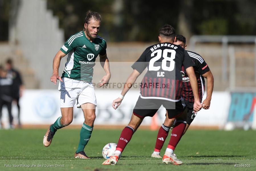 Sachs-Stadion, Schweinfurt, 15.10.2023, BFV, Fussball, sport, action, Saison 2023/2024, 15. Spieltag, Regionalliga Bayern, FCN, FCS, 1. FC Nürnberg II, 1. FC Schweinfurt 1905 - Bild-ID: 2384503