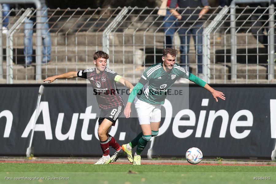 Sachs-Stadion, Schweinfurt, 15.10.2023, BFV, Fussball, sport, action, Saison 2023/2024, 15. Spieltag, Regionalliga Bayern, FCN, FCS, 1. FC Nürnberg II, 1. FC Schweinfurt 1905 - Bild-ID: 2384513 Sachs-Stadion, Schweinfurt, 15.10.2023, BFV, Fussball, sport, action, Saison 2023/2024, 15. Spieltag, Regionalliga Bayern, FCN, FCS, 1. FC Nürnberg II, 1. FC Schweinfurt 1905 - Bild-ID: 2384513