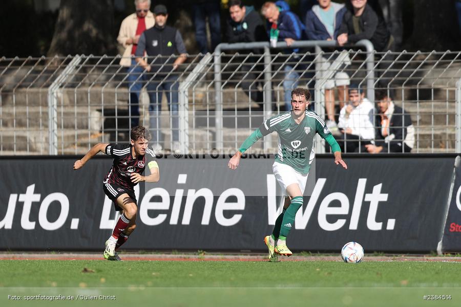 Sachs-Stadion, Schweinfurt, 15.10.2023, BFV, Fussball, sport, action, Saison 2023/2024, 15. Spieltag, Regionalliga Bayern, FCN, FCS, 1. FC Nürnberg II, 1. FC Schweinfurt 1905 - Bild-ID: 2384514 Sachs-Stadion, Schweinfurt, 15.10.2023, BFV, Fussball, sport, action, Saison 2023/2024, 15. Spieltag, Regionalliga Bayern, FCN, FCS, 1. FC Nürnberg II, 1. FC Schweinfurt 1905 - Bild-ID: 2384514