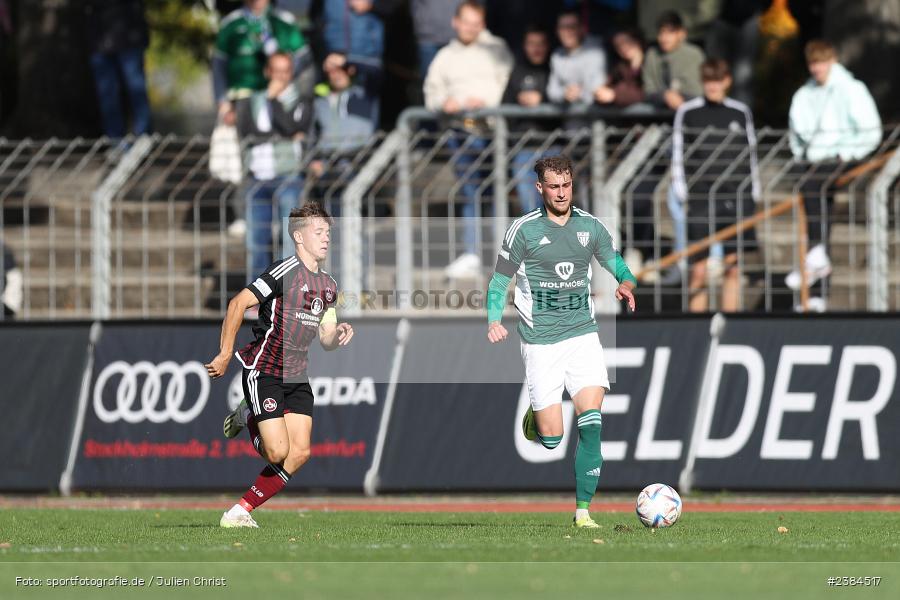 Sachs-Stadion, Schweinfurt, 15.10.2023, BFV, Fussball, sport, action, Saison 2023/2024, 15. Spieltag, Regionalliga Bayern, FCN, FCS, 1. FC Nürnberg II, 1. FC Schweinfurt 1905 - Bild-ID: 2384517 Sachs-Stadion, Schweinfurt, 15.10.2023, BFV, Fussball, sport, action, Saison 2023/2024, 15. Spieltag, Regionalliga Bayern, FCN, FCS, 1. FC Nürnberg II, 1. FC Schweinfurt 1905 - Bild-ID: 2384517