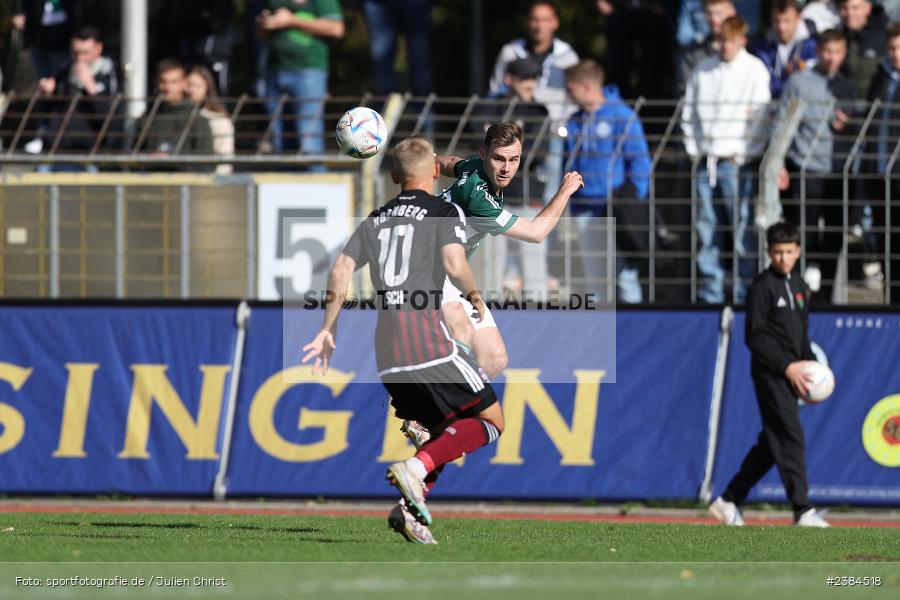 Sachs-Stadion, Schweinfurt, 15.10.2023, BFV, Fussball, sport, action, Saison 2023/2024, 15. Spieltag, Regionalliga Bayern, FCN, FCS, 1. FC Nürnberg II, 1. FC Schweinfurt 1905 - Bild-ID: 2384518 Sachs-Stadion, Schweinfurt, 15.10.2023, BFV, Fussball, sport, action, Saison 2023/2024, 15. Spieltag, Regionalliga Bayern, FCN, FCS, 1. FC Nürnberg II, 1. FC Schweinfurt 1905 - Bild-ID: 2384518