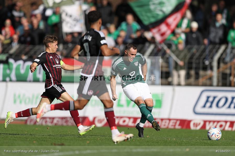 Sachs-Stadion, Schweinfurt, 15.10.2023, BFV, Fussball, sport, action, Saison 2023/2024, 15. Spieltag, Regionalliga Bayern, FCN, FCS, 1. FC Nürnberg II, 1. FC Schweinfurt 1905 - Bild-ID: 2384551 Sachs-Stadion, Schweinfurt, 15.10.2023, BFV, Fussball, sport, action, Saison 2023/2024, 15. Spieltag, Regionalliga Bayern, FCN, FCS, 1. FC Nürnberg II, 1. FC Schweinfurt 1905 - Bild-ID: 2384551