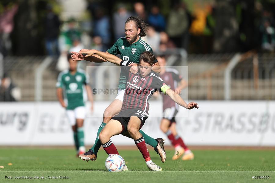 Sachs-Stadion, Schweinfurt, 15.10.2023, BFV, Fussball, sport, action, Saison 2023/2024, 15. Spieltag, Regionalliga Bayern, FCN, FCS, 1. FC Nürnberg II, 1. FC Schweinfurt 1905 - Bild-ID: 2384559
