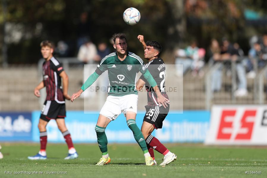 Sachs-Stadion, Schweinfurt, 15.10.2023, BFV, Fussball, sport, action, Saison 2023/2024, 15. Spieltag, Regionalliga Bayern, FCN, FCS, 1. FC Nürnberg II, 1. FC Schweinfurt 1905 - Bild-ID: 2384561 Sachs-Stadion, Schweinfurt, 15.10.2023, BFV, Fussball, sport, action, Saison 2023/2024, 15. Spieltag, Regionalliga Bayern, FCN, FCS, 1. FC Nürnberg II, 1. FC Schweinfurt 1905 - Bild-ID: 2384561