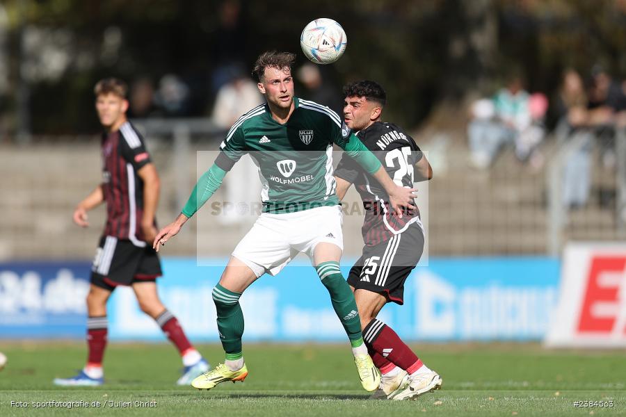 Sachs-Stadion, Schweinfurt, 15.10.2023, BFV, Fussball, sport, action, Saison 2023/2024, 15. Spieltag, Regionalliga Bayern, FCN, FCS, 1. FC Nürnberg II, 1. FC Schweinfurt 1905 - Bild-ID: 2384563 Sachs-Stadion, Schweinfurt, 15.10.2023, BFV, Fussball, sport, action, Saison 2023/2024, 15. Spieltag, Regionalliga Bayern, FCN, FCS, 1. FC Nürnberg II, 1. FC Schweinfurt 1905 - Bild-ID: 2384563