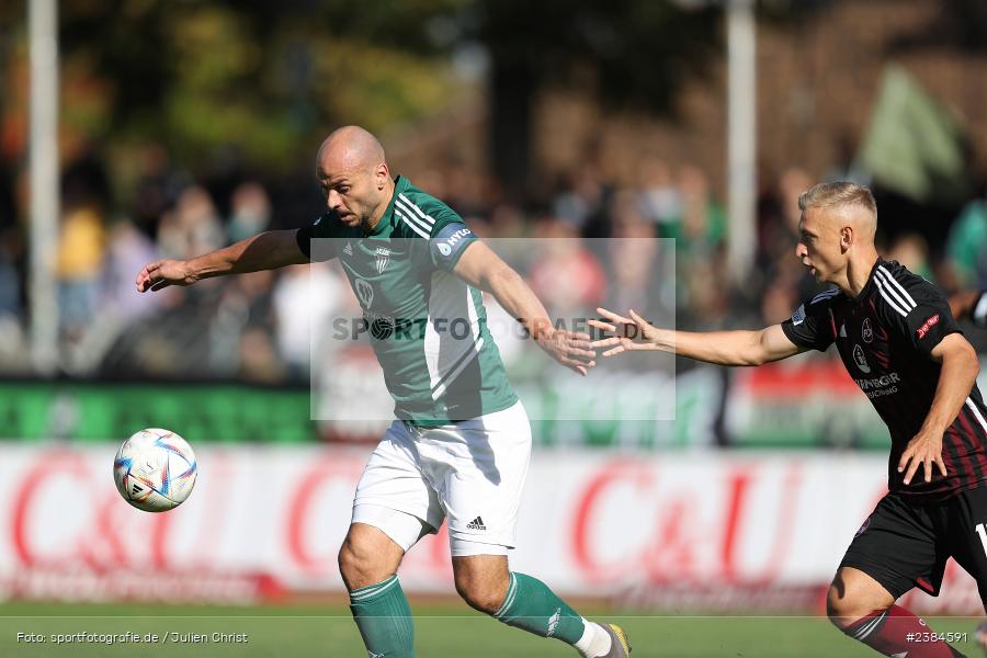 Sachs-Stadion, Schweinfurt, 15.10.2023, BFV, Fussball, sport, action, Saison 2023/2024, 15. Spieltag, Regionalliga Bayern, FCN, FCS, 1. FC Nürnberg II, 1. FC Schweinfurt 1905 - Bild-ID: 2384591 Sachs-Stadion, Schweinfurt, 15.10.2023, BFV, Fussball, sport, action, Saison 2023/2024, 15. Spieltag, Regionalliga Bayern, FCN, FCS, 1. FC Nürnberg II, 1. FC Schweinfurt 1905 - Bild-ID: 2384591