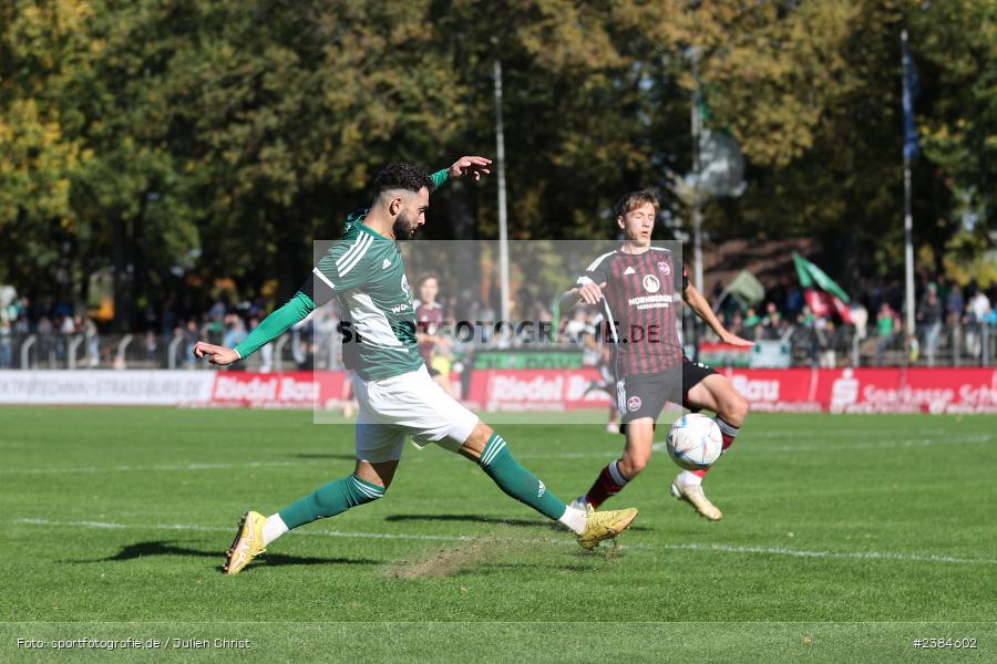 Sachs-Stadion, Schweinfurt, 15.10.2023, BFV, Fussball, sport, action, Saison 2023/2024, 15. Spieltag, Regionalliga Bayern, FCN, FCS, 1. FC Nürnberg II, 1. FC Schweinfurt 1905 - Bild-ID: 2384602 Sachs-Stadion, Schweinfurt, 15.10.2023, BFV, Fussball, sport, action, Saison 2023/2024, 15. Spieltag, Regionalliga Bayern, FCN, FCS, 1. FC Nürnberg II, 1. FC Schweinfurt 1905 - Bild-ID: 2384602