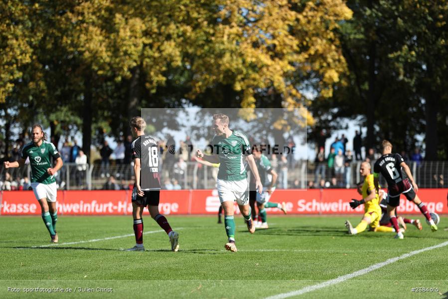 Sachs-Stadion, Schweinfurt, 15.10.2023, BFV, Fussball, sport, action, Saison 2023/2024, 15. Spieltag, Regionalliga Bayern, FCN, FCS, 1. FC Nürnberg II, 1. FC Schweinfurt 1905 - Bild-ID: 2384616 Sachs-Stadion, Schweinfurt, 15.10.2023, BFV, Fussball, sport, action, Saison 2023/2024, 15. Spieltag, Regionalliga Bayern, FCN, FCS, 1. FC Nürnberg II, 1. FC Schweinfurt 1905 - Bild-ID: 2384616
