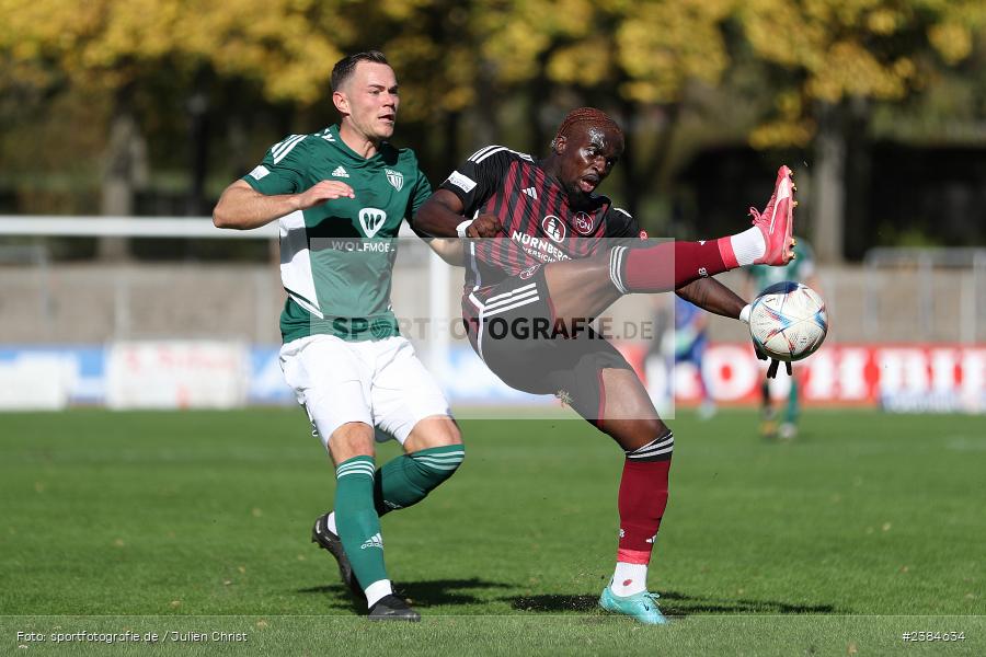Sachs-Stadion, Schweinfurt, 15.10.2023, BFV, Fussball, sport, action, Saison 2023/2024, 15. Spieltag, Regionalliga Bayern, FCN, FCS, 1. FC Nürnberg II, 1. FC Schweinfurt 1905 - Bild-ID: 2384634