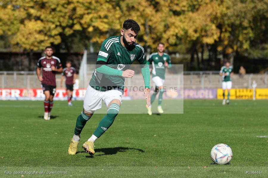 Sachs-Stadion, Schweinfurt, 15.10.2023, BFV, Fussball, sport, action, Saison 2023/2024, 15. Spieltag, Regionalliga Bayern, FCN, FCS, 1. FC Nürnberg II, 1. FC Schweinfurt 1905 - Bild-ID: 2384637