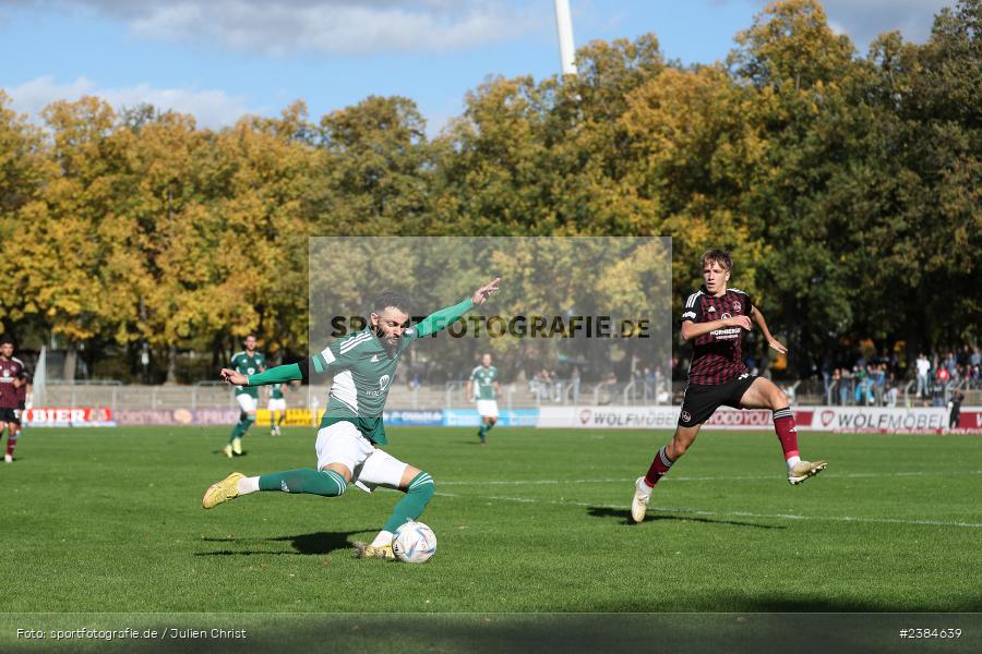 Sachs-Stadion, Schweinfurt, 15.10.2023, BFV, Fussball, sport, action, Saison 2023/2024, 15. Spieltag, Regionalliga Bayern, FCN, FCS, 1. FC Nürnberg II, 1. FC Schweinfurt 1905 - Bild-ID: 2384639