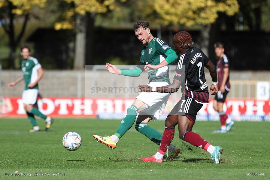 Sachs-Stadion, Schweinfurt, 15.10.2023, BFV, Fussball, sport, action, Saison 2023/2024, 15. Spieltag, Regionalliga Bayern, FCN, FCS, 1. FC Nürnberg II, 1. FC Schweinfurt 1905 - Bild-ID: 2384644