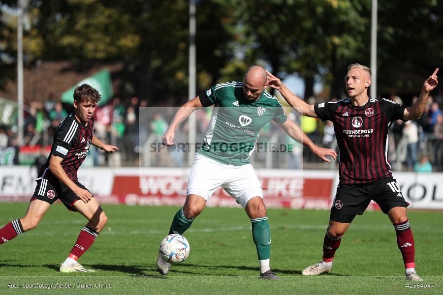 Sachs-Stadion, Schweinfurt, 15.10.2023, BFV, Fussball, sport, action, Saison 2023/2024, 15. Spieltag, Regionalliga Bayern, FCN, FCS, 1. FC Nürnberg II, 1. FC Schweinfurt 1905 - Bild-ID: 2384647