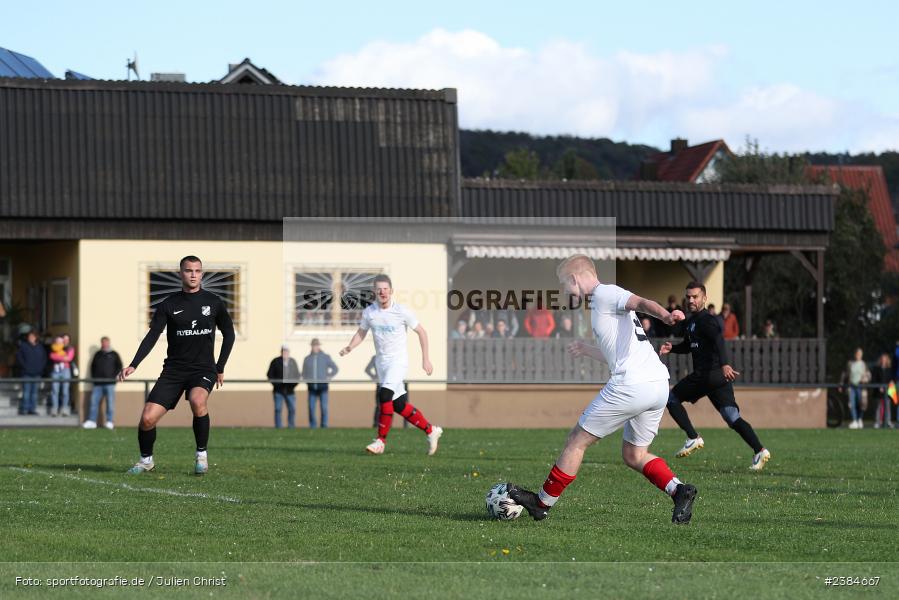 Sportgelände, Karsbach, 15.10.2023, BFV, Fussball, sport, action, Saison 2023/2024, 10. Spieltag, Kreisklasse Würzburg, SVS, FCK, SV Sendelbach-Steinbach, (SG) FC Karsbach - Bild-ID: 2384667