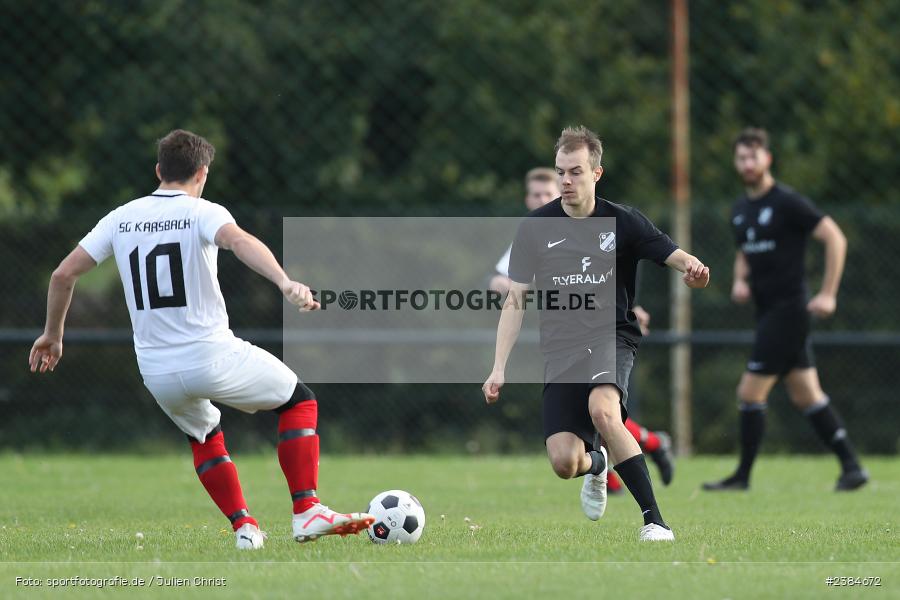 Sportgelände, Karsbach, 15.10.2023, BFV, Fussball, sport, action, Saison 2023/2024, 10. Spieltag, Kreisklasse Würzburg, SVS, FCK, SV Sendelbach-Steinbach, (SG) FC Karsbach - Bild-ID: 2384672