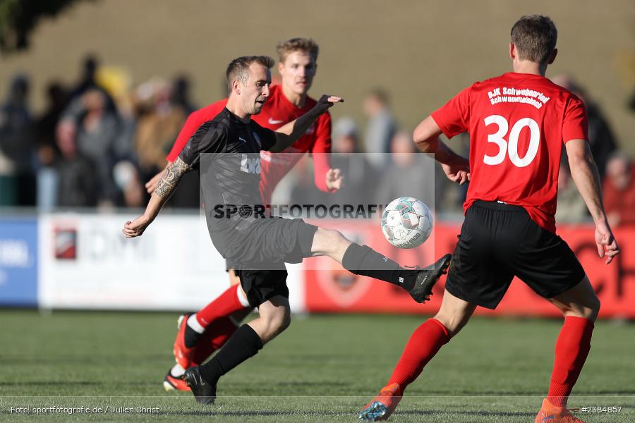 Sportgelände, Schwebenried, 15.10.2023, BFV, Fussball, sport, action, Saison 2023/2024, 16. Spieltag, Landesliga Nordwest, TUS, DJK, TuS Frammersbach, DJK Schwebenried-Schwemmelsbach - Bild-ID: 2384857