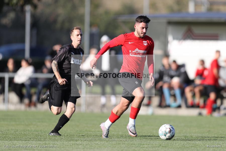 Sportgelände, Schwebenried, 15.10.2023, BFV, Fussball, sport, action, Saison 2023/2024, 16. Spieltag, Landesliga Nordwest, TUS, DJK, TuS Frammersbach, DJK Schwebenried-Schwemmelsbach - Bild-ID: 2384865