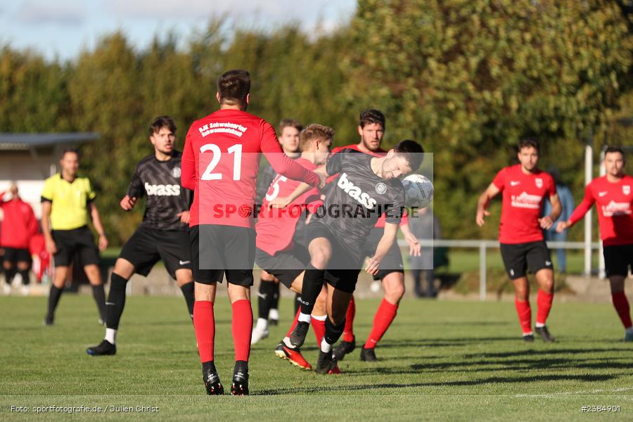 Sportgelände, Schwebenried, 15.10.2023, BFV, Fussball, sport, action, Saison 2023/2024, 16. Spieltag, Landesliga Nordwest, TUS, DJK, TuS Frammersbach, DJK Schwebenried-Schwemmelsbach - Bild-ID: 2384901