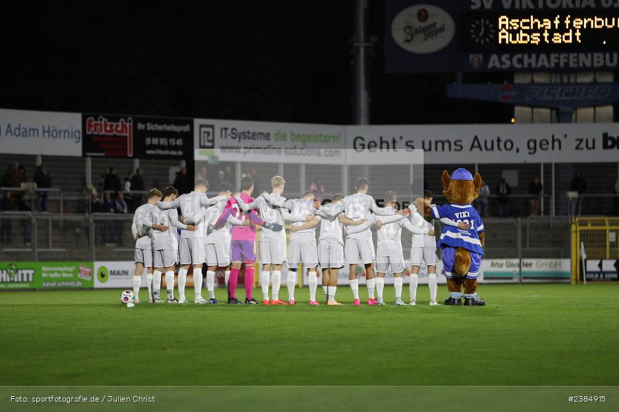 Stadion am Schönbusch, Aschaffenburg, 17.10.2023, BFV, Fussball, sport, action, Saison 2023/2024, 16. Spieltag, Regionalliga Bayern, AUB, SVA, TSV Aubstadt, SV Viktoria Aschaffenburg - Bild-ID: 2384915
