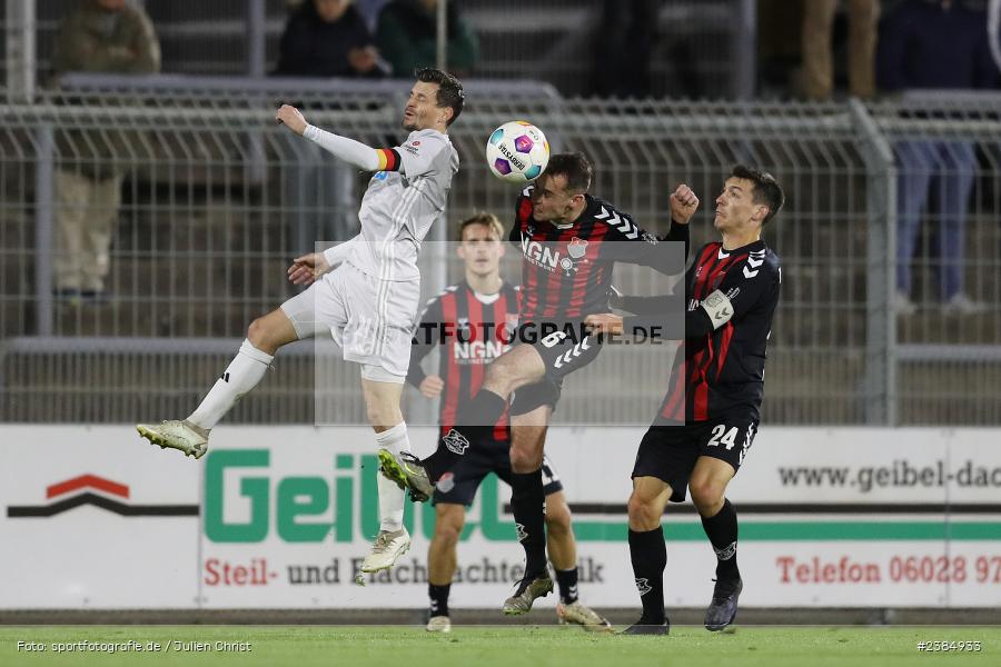 Stadion am Schönbusch, Aschaffenburg, 17.10.2023, BFV, Fussball, sport, action, Saison 2023/2024, 16. Spieltag, Regionalliga Bayern, AUB, SVA, TSV Aubstadt, SV Viktoria Aschaffenburg - Bild-ID: 2384933