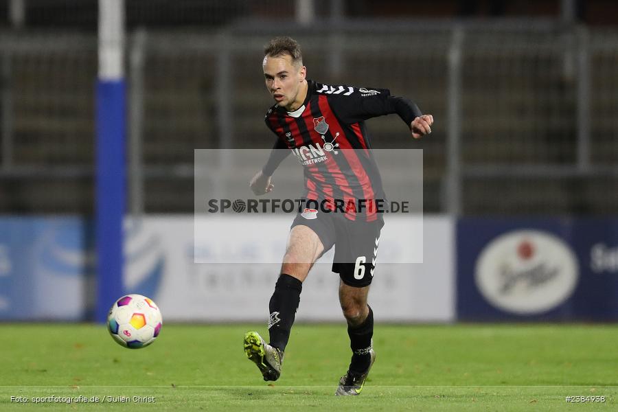 Marcel Volkmuth, Stadion am Schönbusch, Aschaffenburg, 17.10.2023, BFV, Fussball, sport, action, Saison 2023/2024, 16. Spieltag, Regionalliga Bayern, AUB, SVA, TSV Aubstadt, SV Viktoria Aschaffenburg - Bild-ID: 2384938 Marcel Volkmuth, Stadion am Schönbusch, Aschaffenburg, 17.10.2023, BFV, Fussball, sport, action, Saison 2023/2024, 16. Spieltag, Regionalliga Bayern, AUB, SVA, TSV Aubstadt, SV Viktoria Aschaffenburg - Bild-ID: 2384938