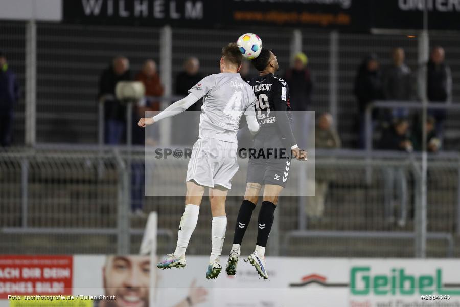 Stadion am Schönbusch, Aschaffenburg, 17.10.2023, BFV, Fussball, sport, action, Saison 2023/2024, 16. Spieltag, Regionalliga Bayern, AUB, SVA, TSV Aubstadt, SV Viktoria Aschaffenburg - Bild-ID: 2384949