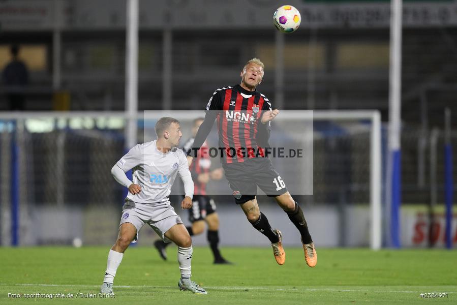Stadion am Schönbusch, Aschaffenburg, 17.10.2023, BFV, Fussball, sport, action, Saison 2023/2024, 16. Spieltag, Regionalliga Bayern, AUB, SVA, TSV Aubstadt, SV Viktoria Aschaffenburg - Bild-ID: 2384971