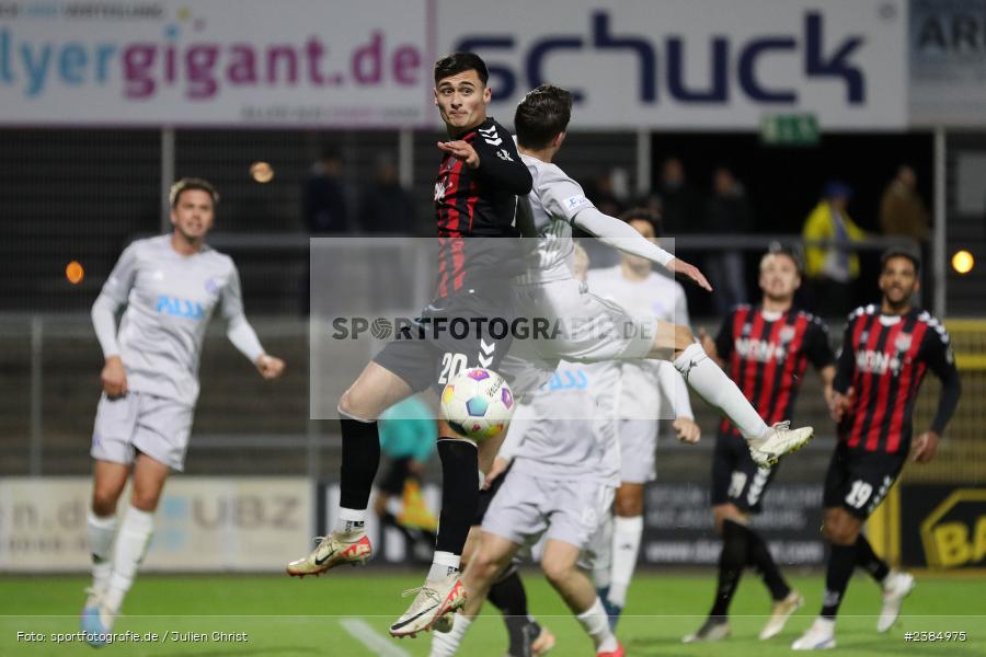 Stadion am Schönbusch, Aschaffenburg, 17.10.2023, BFV, Fussball, sport, action, Saison 2023/2024, 16. Spieltag, Regionalliga Bayern, AUB, SVA, TSV Aubstadt, SV Viktoria Aschaffenburg - Bild-ID: 2384975