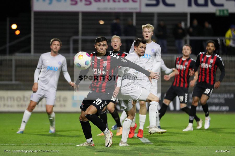 Stadion am Schönbusch, Aschaffenburg, 17.10.2023, BFV, Fussball, sport, action, Saison 2023/2024, 16. Spieltag, Regionalliga Bayern, AUB, SVA, TSV Aubstadt, SV Viktoria Aschaffenburg - Bild-ID: 2384976