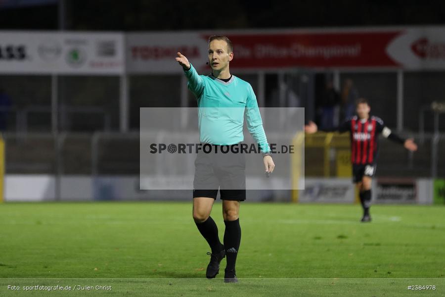 Stadion am Schönbusch, Aschaffenburg, 17.10.2023, BFV, Fussball, sport, action, Saison 2023/2024, 16. Spieltag, Regionalliga Bayern, AUB, SVA, TSV Aubstadt, SV Viktoria Aschaffenburg - Bild-ID: 2384978
