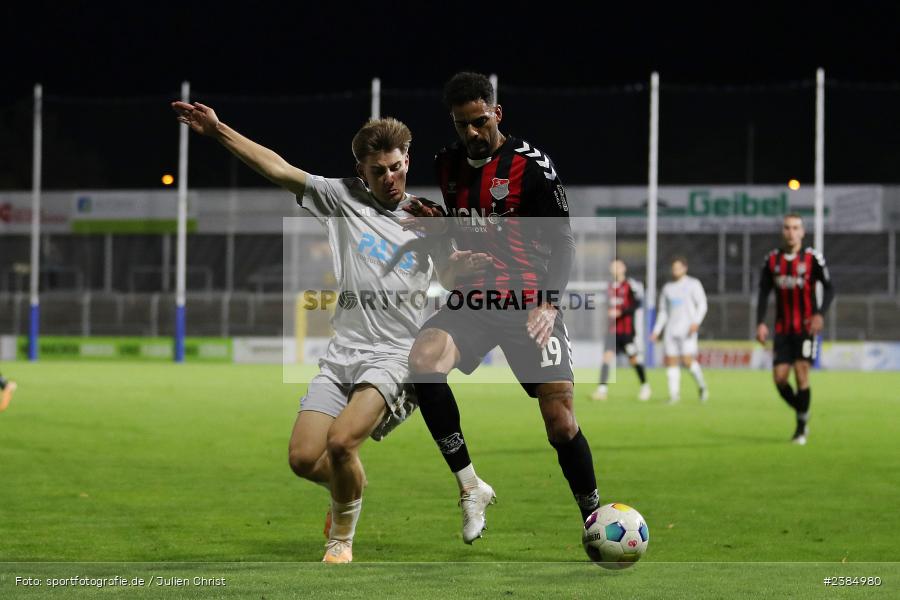 Stadion am Schönbusch, Aschaffenburg, 17.10.2023, BFV, Fussball, sport, action, Saison 2023/2024, 16. Spieltag, Regionalliga Bayern, AUB, SVA, TSV Aubstadt, SV Viktoria Aschaffenburg - Bild-ID: 2384980