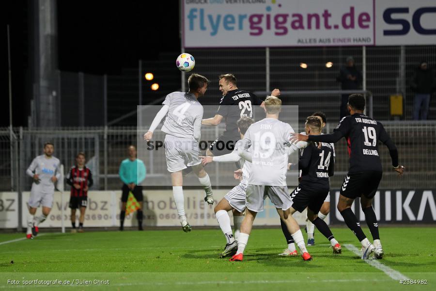 Stadion am Schönbusch, Aschaffenburg, 17.10.2023, BFV, Fussball, sport, action, Saison 2023/2024, 16. Spieltag, Regionalliga Bayern, AUB, SVA, TSV Aubstadt, SV Viktoria Aschaffenburg - Bild-ID: 2384982
