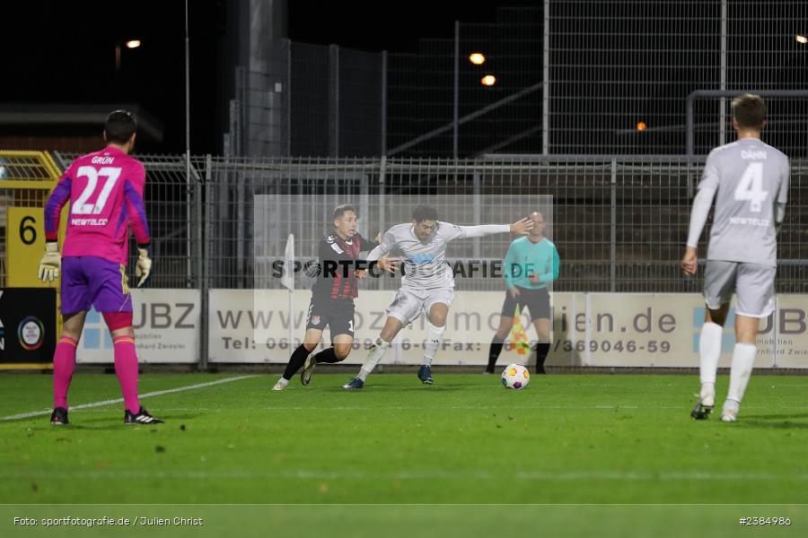 Stadion am Schönbusch, Aschaffenburg, 17.10.2023, BFV, Fussball, sport, action, Saison 2023/2024, 16. Spieltag, Regionalliga Bayern, AUB, SVA, TSV Aubstadt, SV Viktoria Aschaffenburg - Bild-ID: 2384986