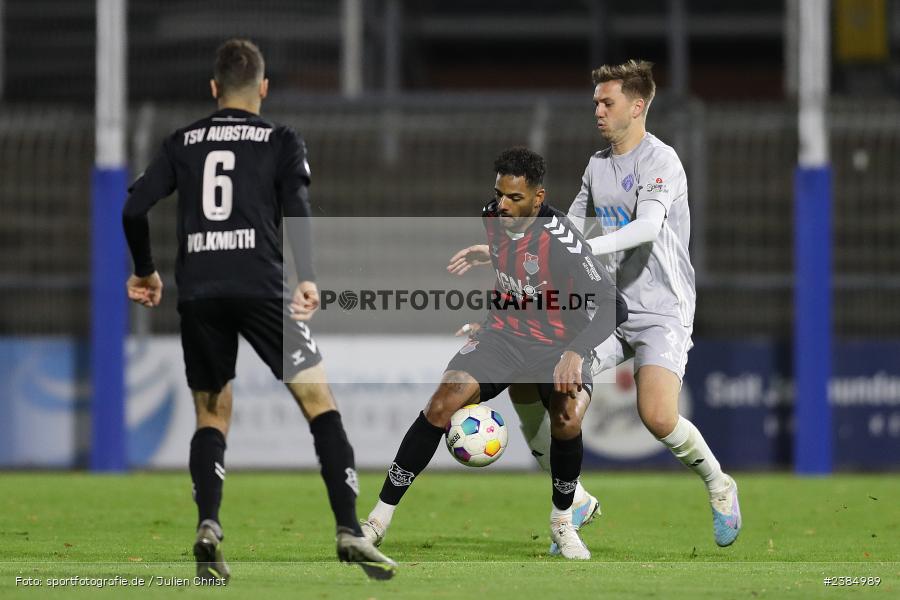 Stadion am Schönbusch, Aschaffenburg, 17.10.2023, BFV, Fussball, sport, action, Saison 2023/2024, 16. Spieltag, Regionalliga Bayern, AUB, SVA, TSV Aubstadt, SV Viktoria Aschaffenburg - Bild-ID: 2384989