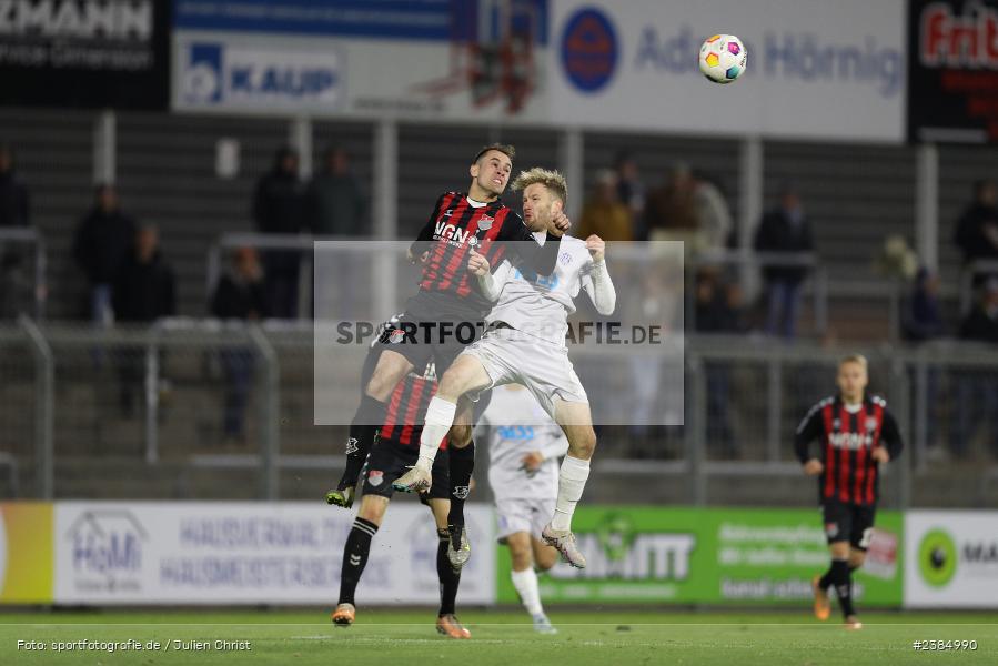 Stadion am Schönbusch, Aschaffenburg, 17.10.2023, BFV, Fussball, sport, action, Saison 2023/2024, 16. Spieltag, Regionalliga Bayern, AUB, SVA, TSV Aubstadt, SV Viktoria Aschaffenburg - Bild-ID: 2384990