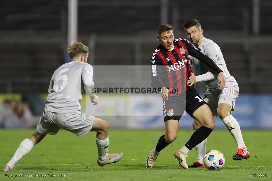 Stadion am Schönbusch, Aschaffenburg, 17.10.2023, BFV, Fussball, sport, action, Saison 2023/2024, 16. Spieltag, Regionalliga Bayern, AUB, SVA, TSV Aubstadt, SV Viktoria Aschaffenburg - Bild-ID: 2384993