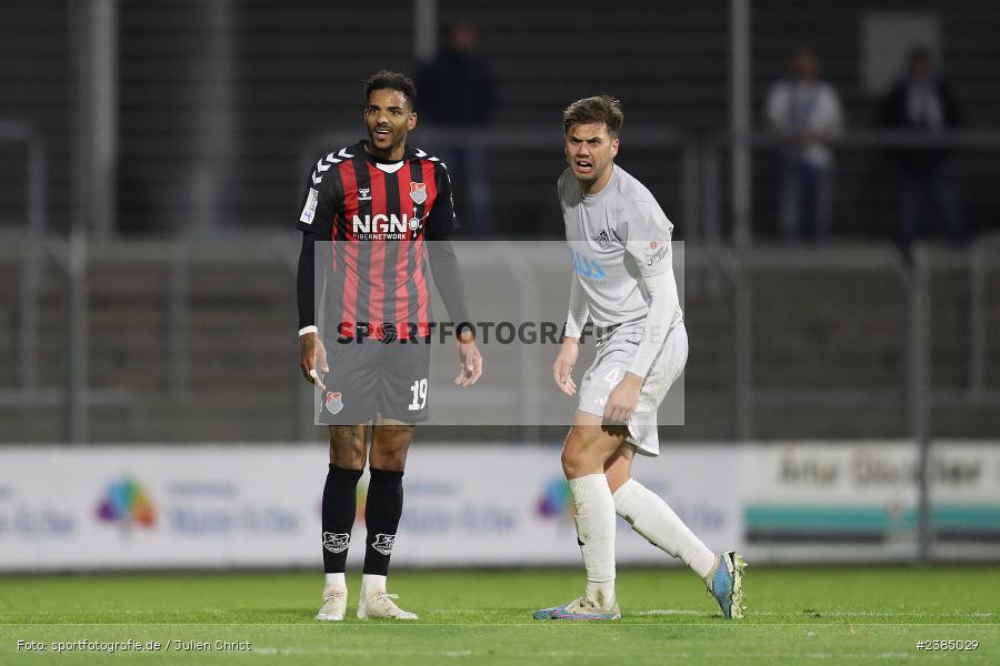 Stadion am Schönbusch, Aschaffenburg, 17.10.2023, BFV, Fussball, sport, action, Saison 2023/2024, 16. Spieltag, Regionalliga Bayern, AUB, SVA, TSV Aubstadt, SV Viktoria Aschaffenburg - Bild-ID: 2385029