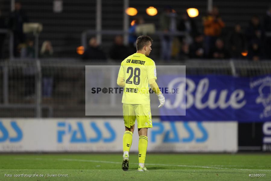 Stadion am Schönbusch, Aschaffenburg, 17.10.2023, BFV, Fussball, sport, action, Saison 2023/2024, 16. Spieltag, Regionalliga Bayern, AUB, SVA, TSV Aubstadt, SV Viktoria Aschaffenburg - Bild-ID: 2385031