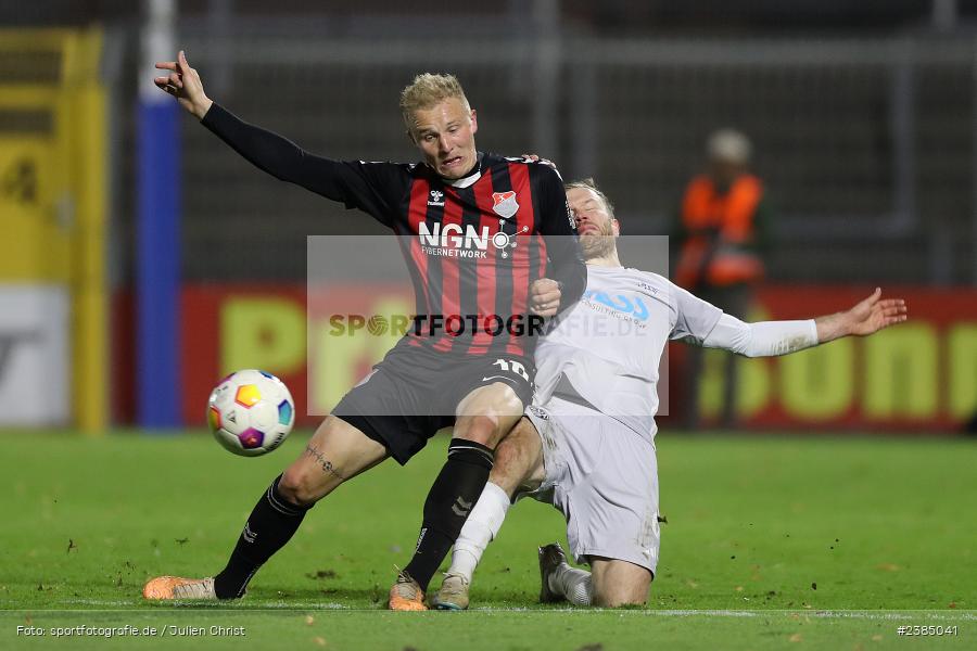 Stadion am Schönbusch, Aschaffenburg, 17.10.2023, BFV, Fussball, sport, action, Saison 2023/2024, 16. Spieltag, Regionalliga Bayern, AUB, SVA, TSV Aubstadt, SV Viktoria Aschaffenburg - Bild-ID: 2385041